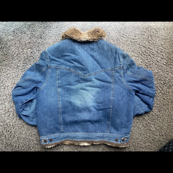 Fabio Jean Jacket with Fur Lining - Picture 3 of 4